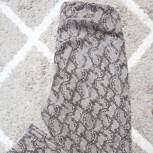Zara snake print leggings